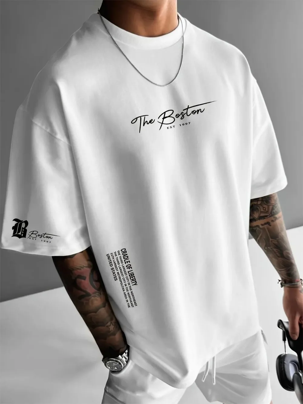 Streetwear Brand Clothing - Das neueste luxuriöse Herren-T-Shirt mit Markenlogo-Print,