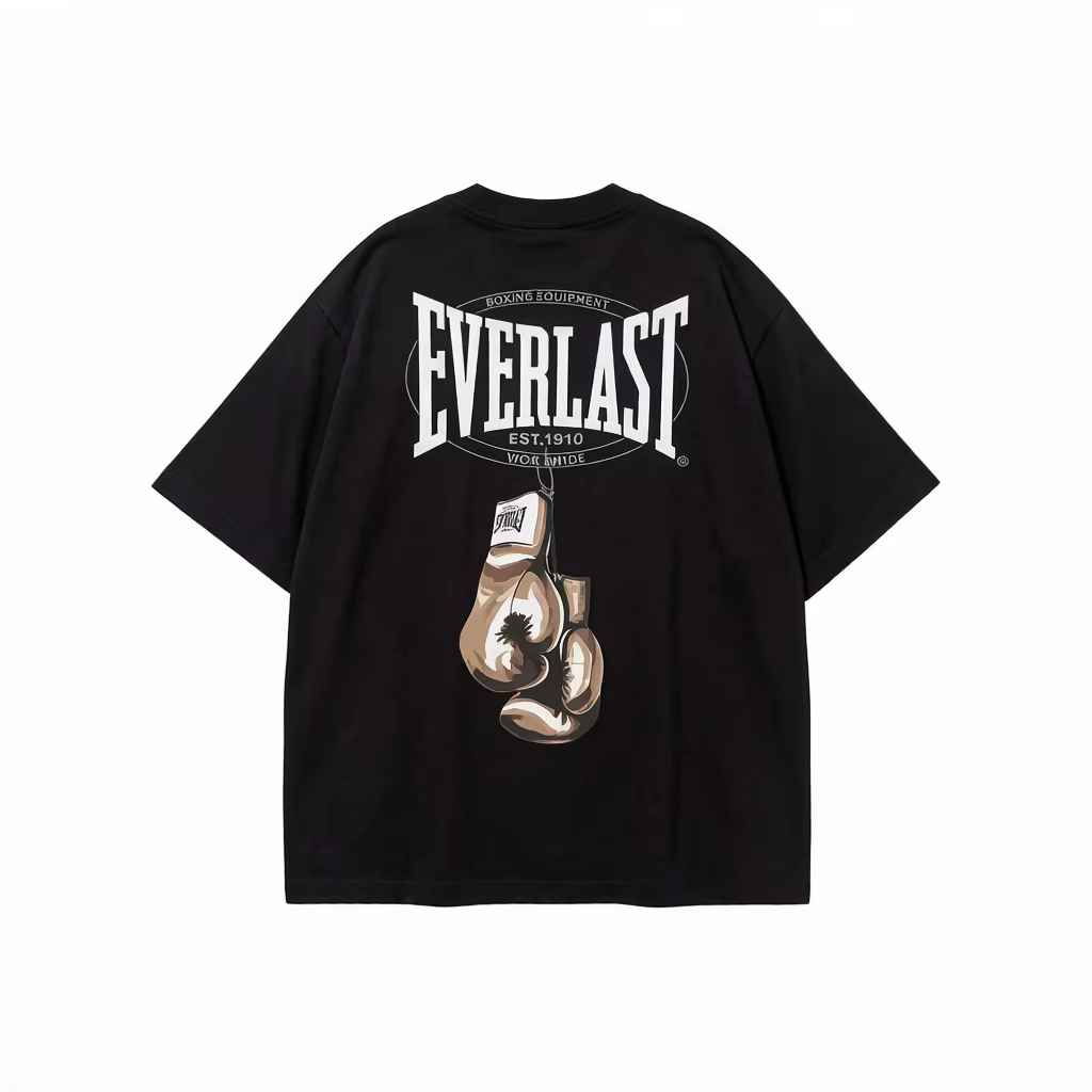 Streetwear Brand Clothing - Klassisches T-Shirt der weltweiten Boxausrüstungsmarke, Baumwoll-Grafik-T-Shirt