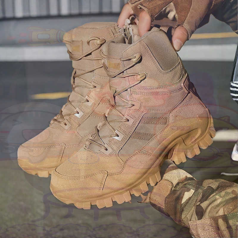 Streetwear Brand Kit - Tan Long Barrel Deadlift Casual Sneakers