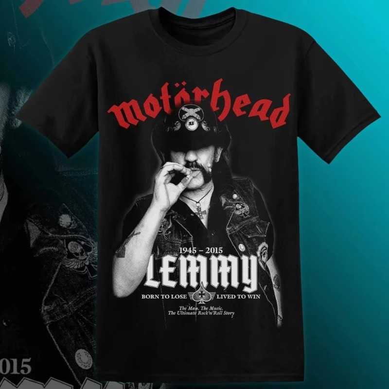 Streetwear Brand Y2K - MOTÖRHEAD LEMMY T-Shirt Herren Damen Kurzarm
