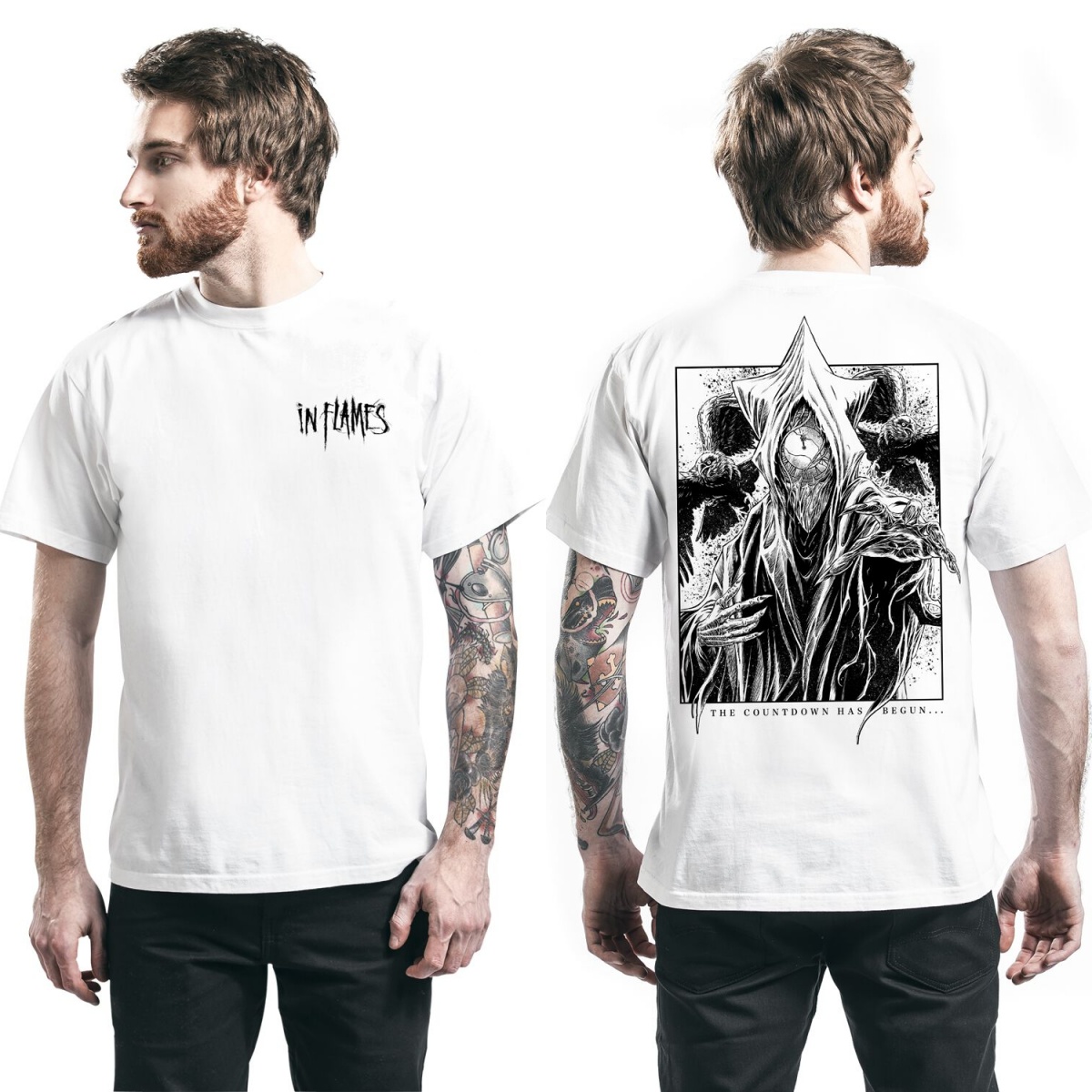 Streetwear Brand Y2K - Y2k in Flames Grafik-Baumwoll-T-Shirt Unisex Sommer