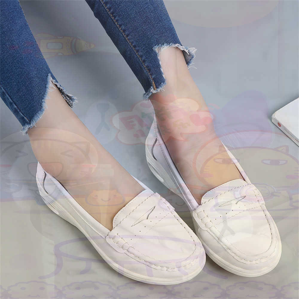 Streetwear Brand Kit - Weiche Slip-on Damen Große Größe Schuhe