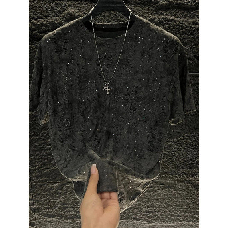 Streetwear Brand Hong Kong - Modisches Kurzarm-T-Shirt im koreanischen Stil, Hong