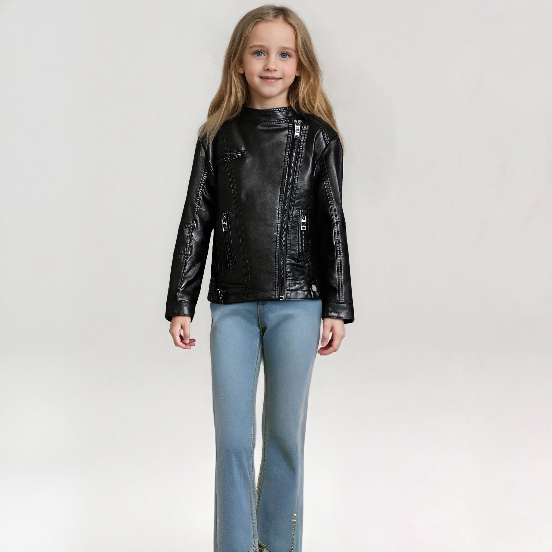 Streetwear Girl Brand - 2-12Y Neue Jahr Mädchen Black Rock
