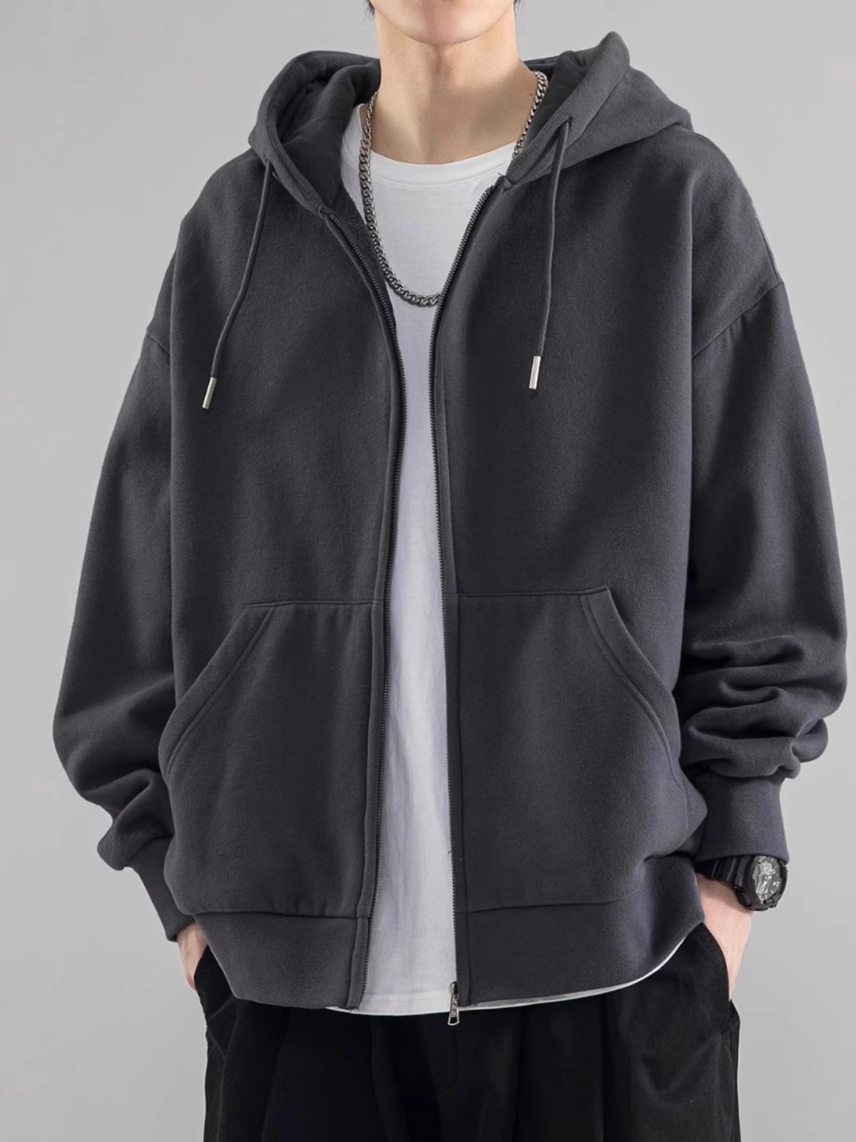 Lockerer Herren-Hoodie Sweatsh – Streetwear Brand Hong Kong Bewertung und Preis