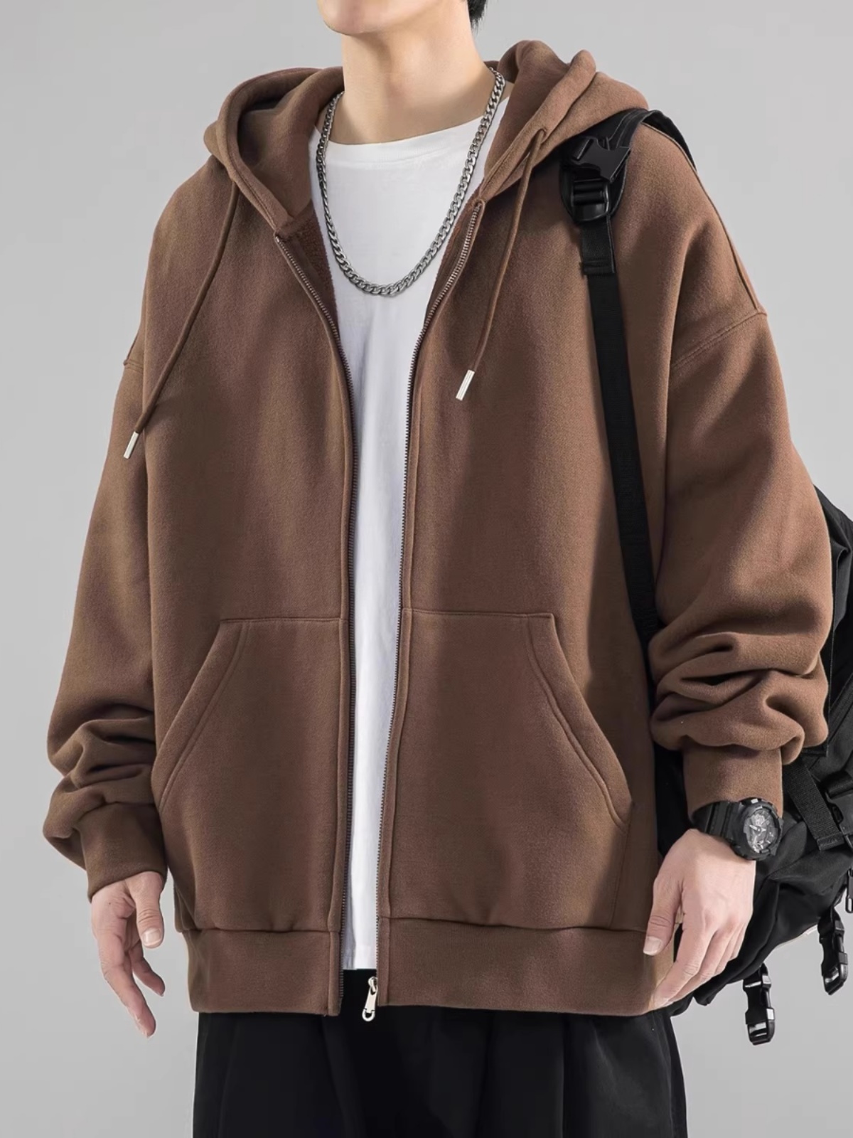 Lockerer Herren-Hoodie Sweatsh – Streetwear Brand Hong Kong Bewertung und Preis