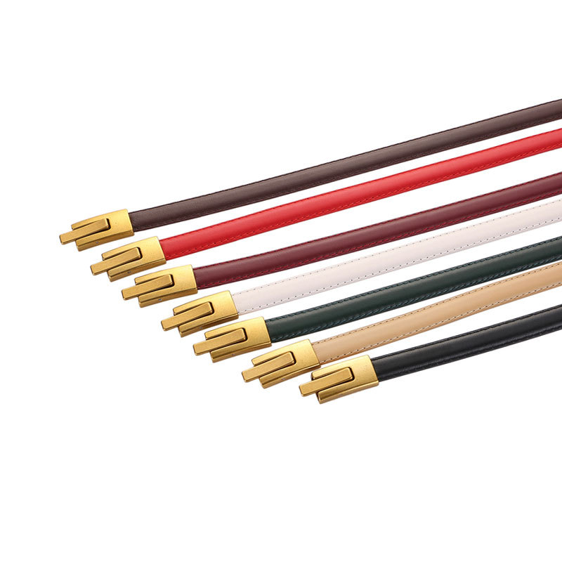 Dünner Gürtel aus echtem Leder – Off White Belt Bewertung und Preis