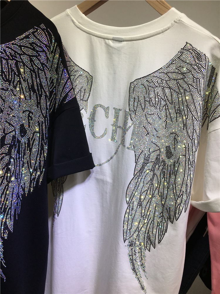 L-4XL übergroße Strass Engels  – Streetwear Brand Clothing Bewertung und Preis