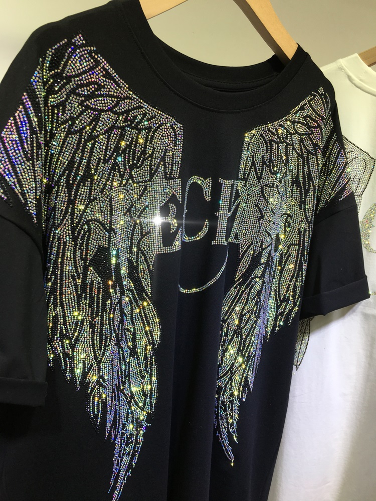 L-4XL übergroße Strass Engels  – Streetwear Brand Clothing Bewertung und Preis