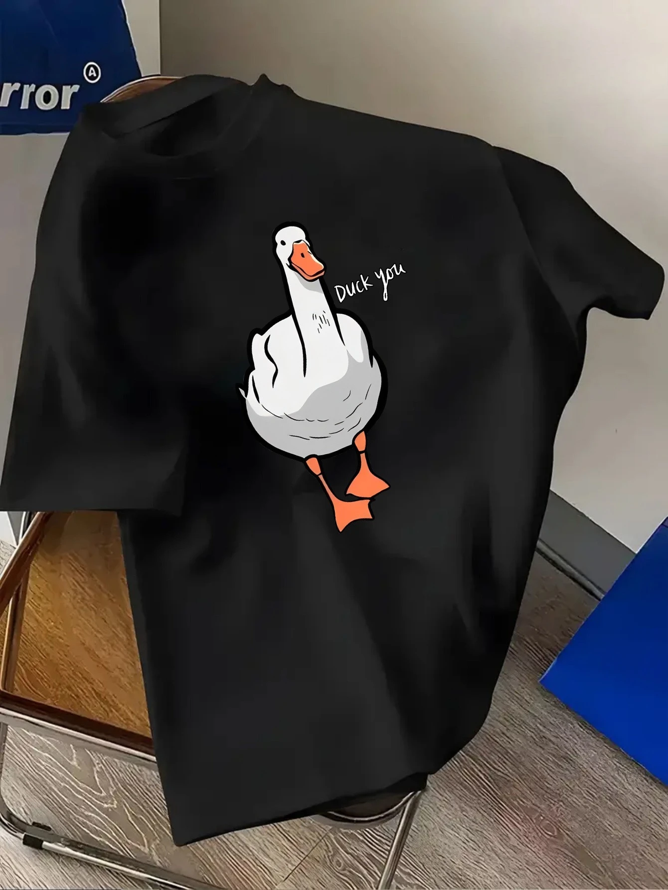 Lustige Ente Druck Baumwolle T – Streetwear Brand Y2K Bewertung und Preis