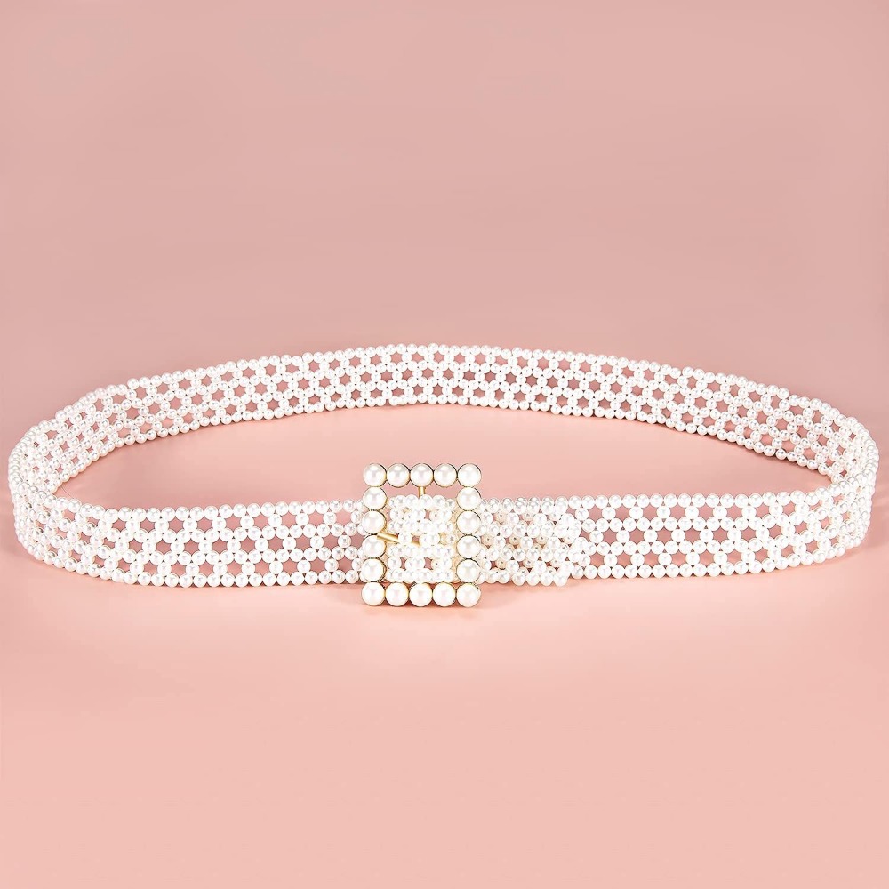 95 cm lange Perlengürtel, Gesc – Off White Belt Bewertung und Preis