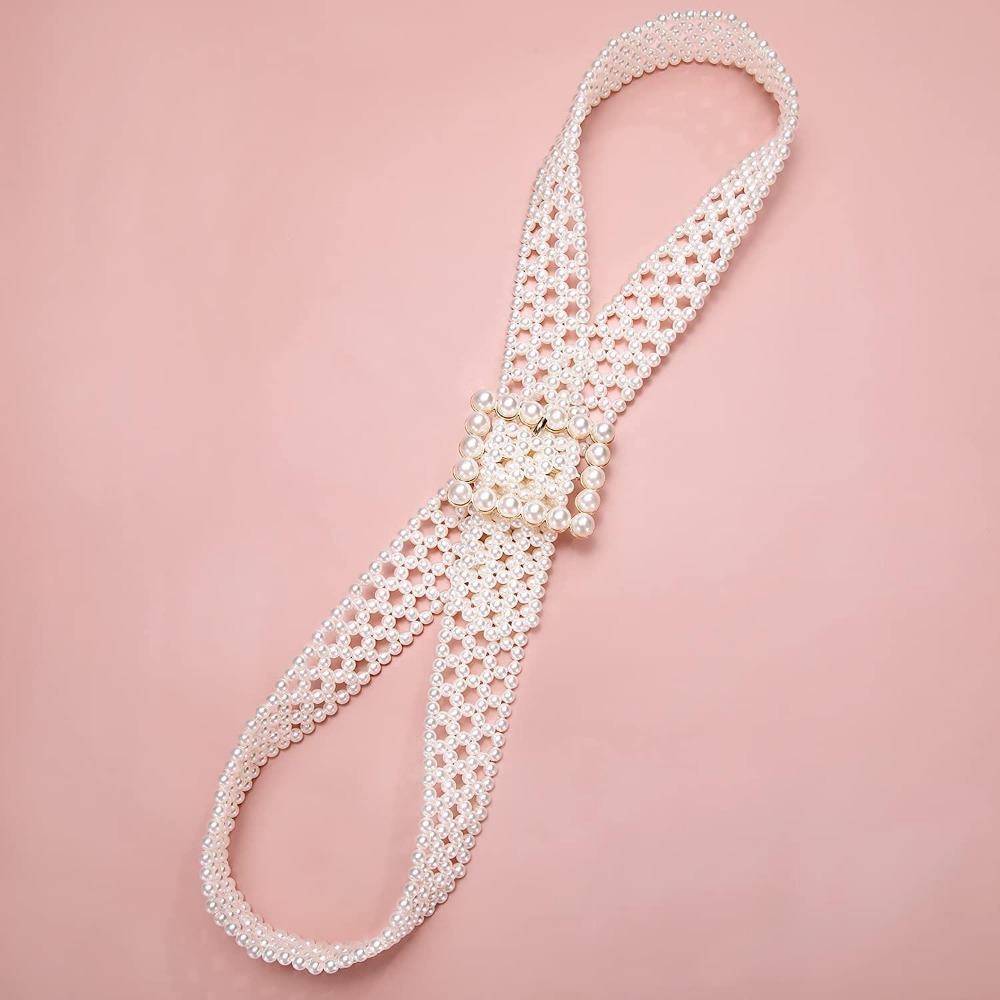 95 cm lange Perlengürtel, Gesc – Off White Belt Bewertung und Preis