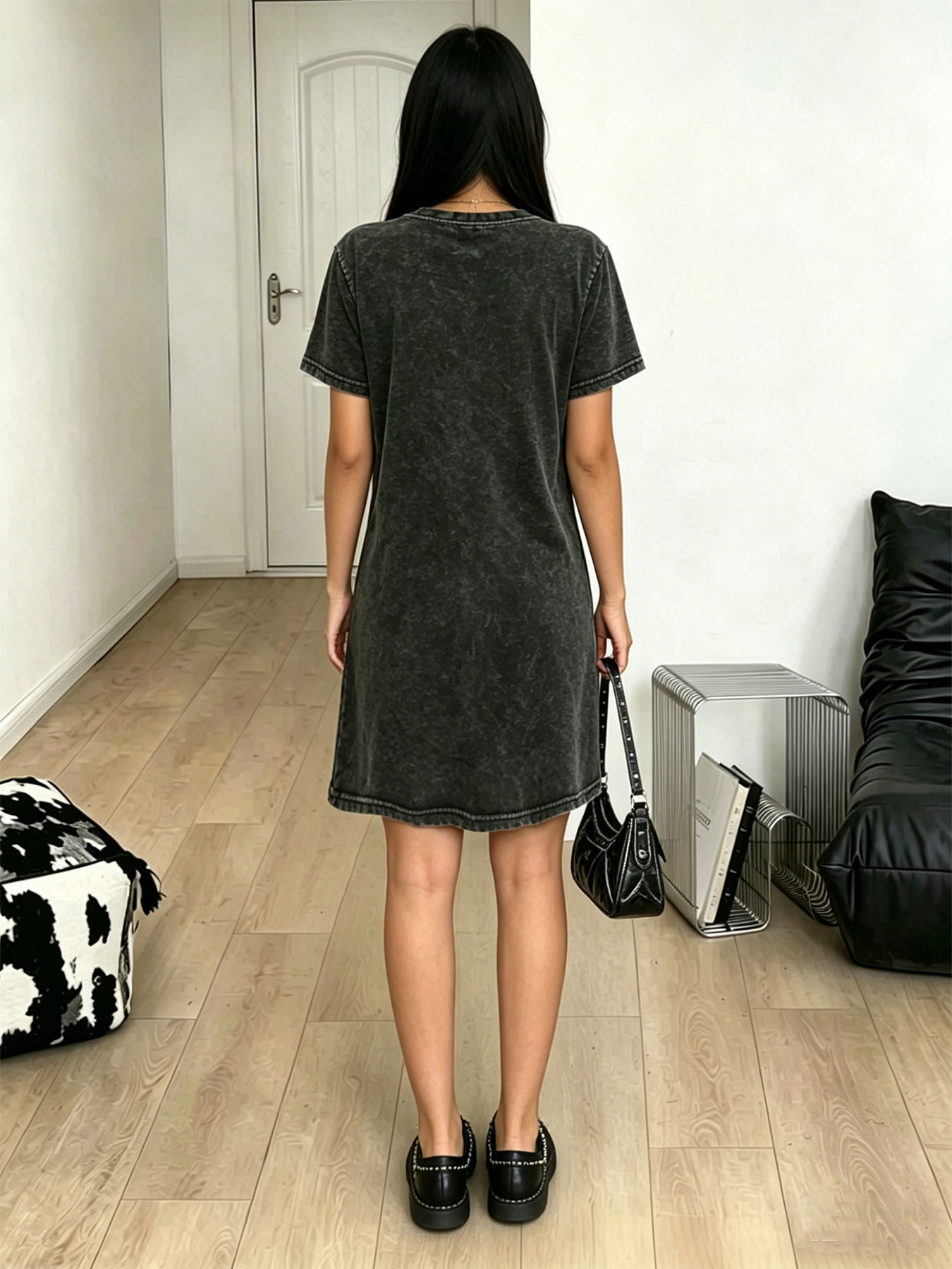 Damen-T-Shirt-Kleid im Vintage – Streetwear Brand Paris Bewertung und Preis